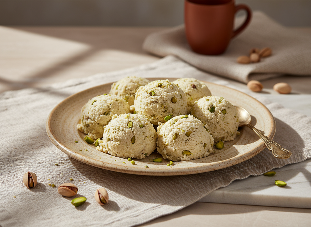 プレミアムアンテップピスタチオタヒニハルヴァ(ヘルヴァ) - 400g ブロック