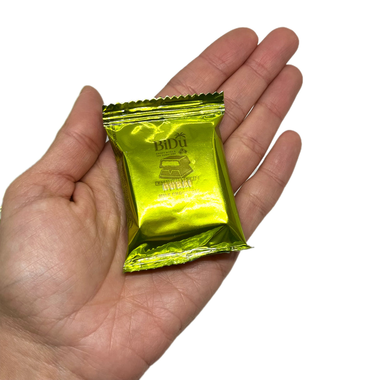 BiDu プレミアム ドバイスタイル ミルクチョコレート ピスタチオ&シュレッドウィート - 17g