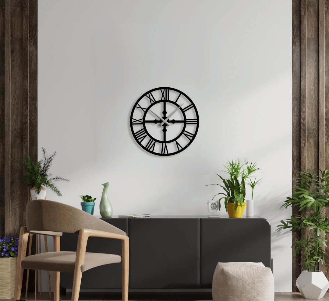 NR Dizayn | Decorative Metal Wall Clock - TryAladdin