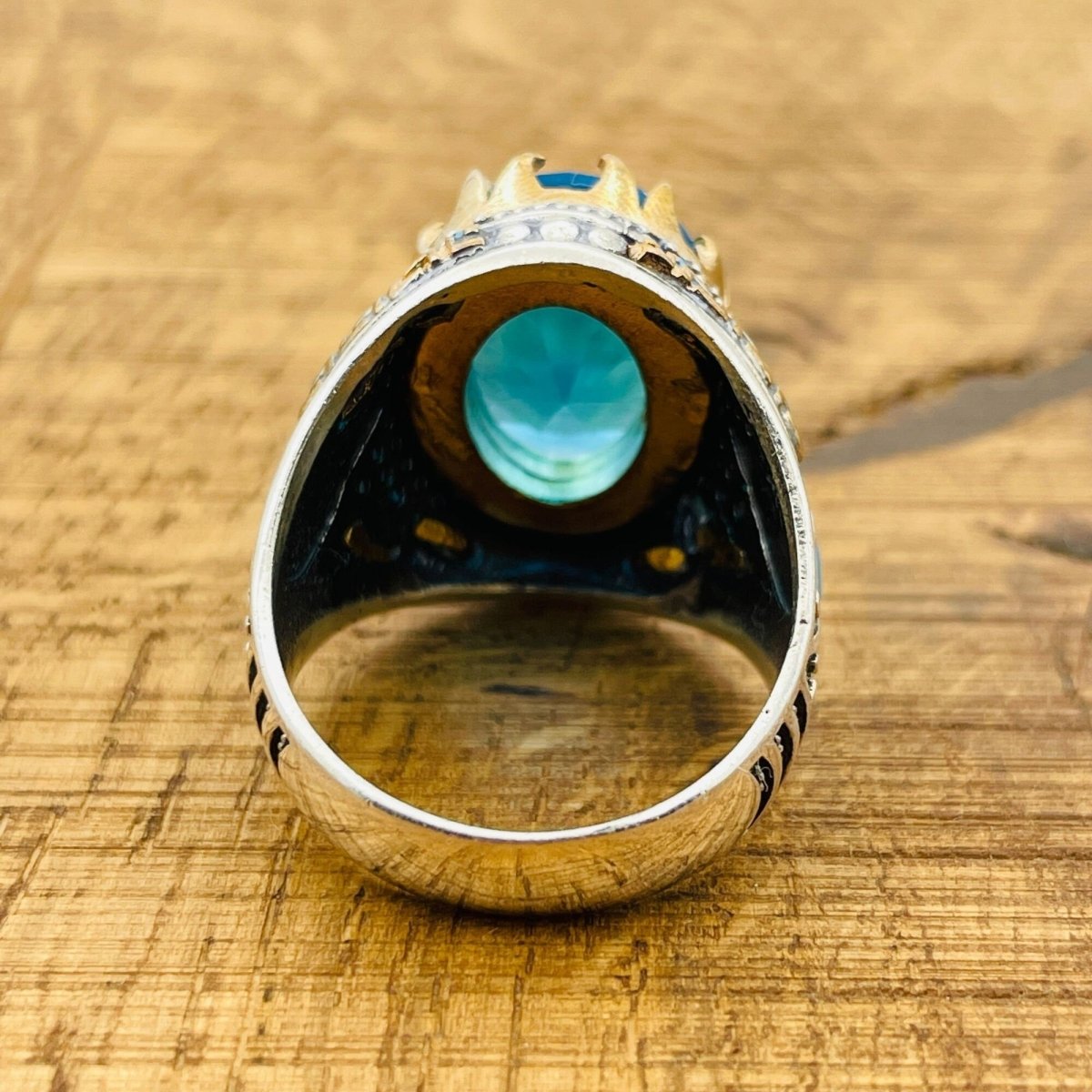 Aquamarine Oval Ring - TryAladdin