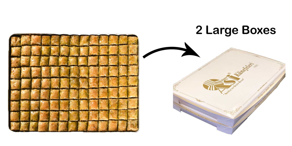 Asi | Special Mini Baklava with Pistachio Tray - TryAladdin