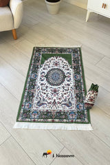 Carpet Pattern Prayer Rug (Green) - TryAladdin