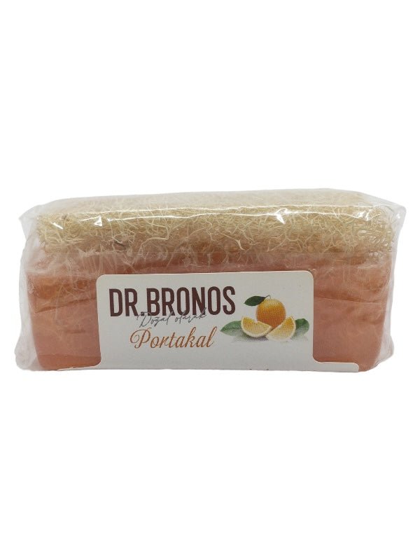 Dr. Bronos | Orange Soap with Natural Pumpkin Loofah - TryAladdin