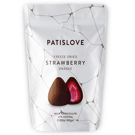 Freeze Dried Milk Chocolate Strawberry Dragee - 80G - TryAladdin