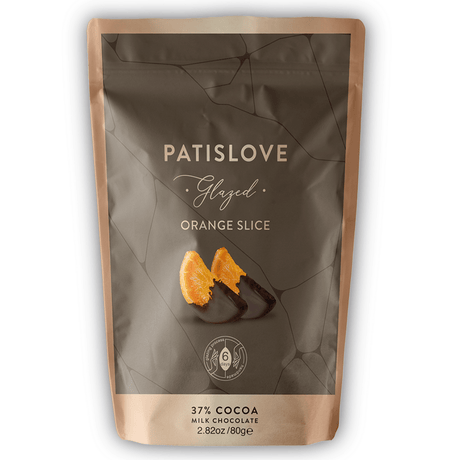 Glazed Half Covered Milk Chocolate Orange Slice - 80G - TryAladdin