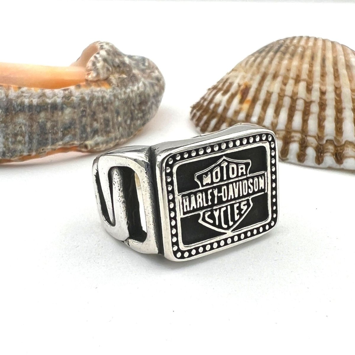 Harley Davidson 925K Sterling Silver Ring - TryAladdin