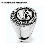 Harley Davidson Motorcycle Signet Ring - TryAladdin