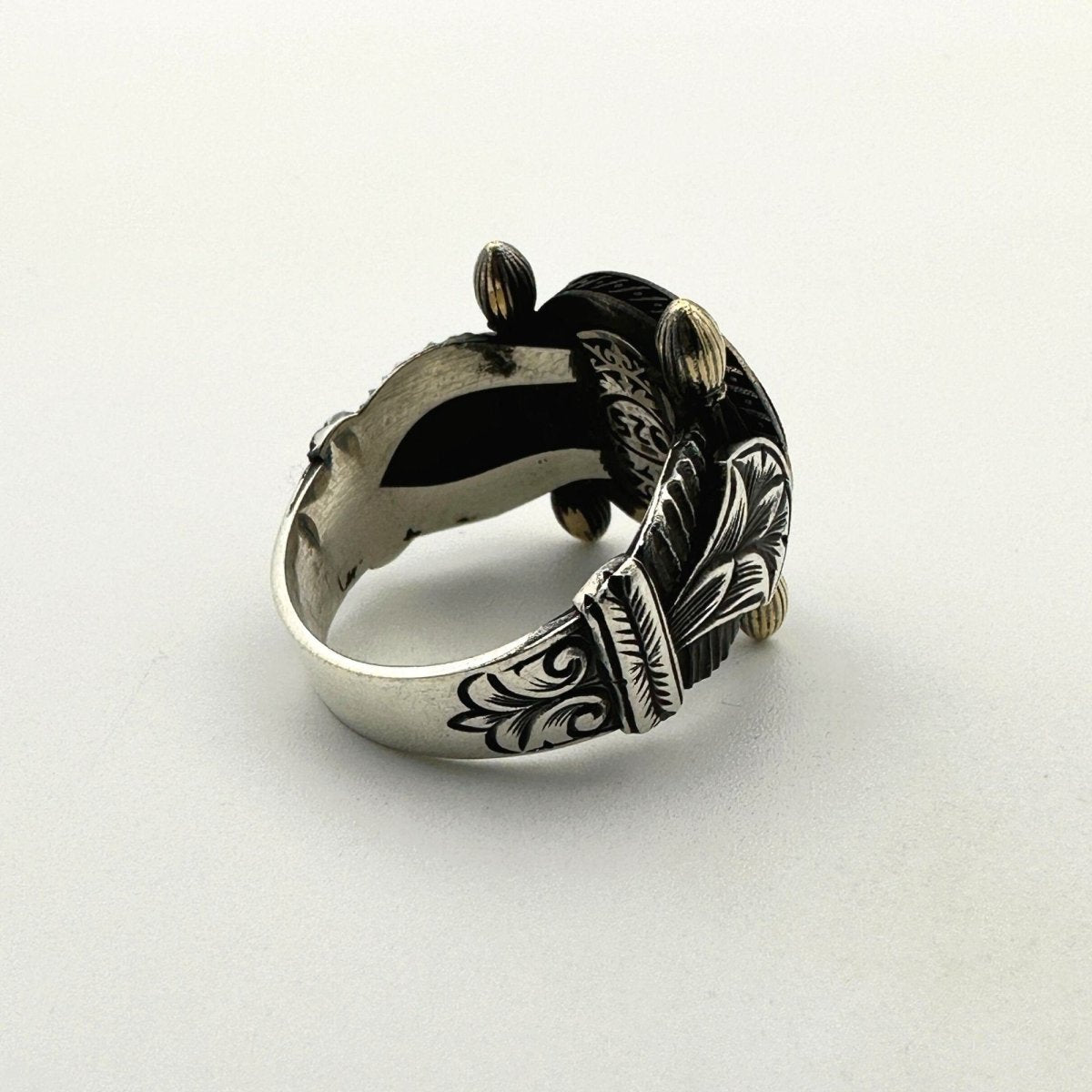 Men's 925 Sterling Silver Seal of Solomon Ring - TryAladdin