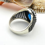 Men's Blue Sapphire Stone Ring - TryAladdin