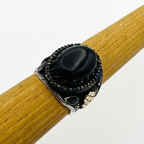 Men's Vintage Onyx Stone Ring - TryAladdin