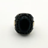 Men's Vintage Onyx Stone Ring - TryAladdin