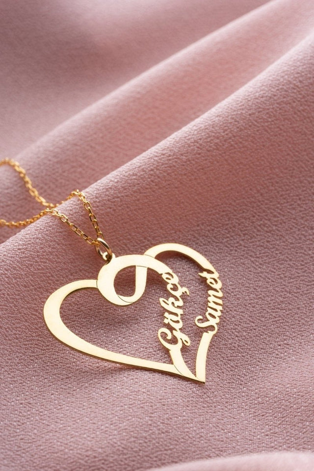 Nereze | Personalized Heart Name Necklace - TryAladdin