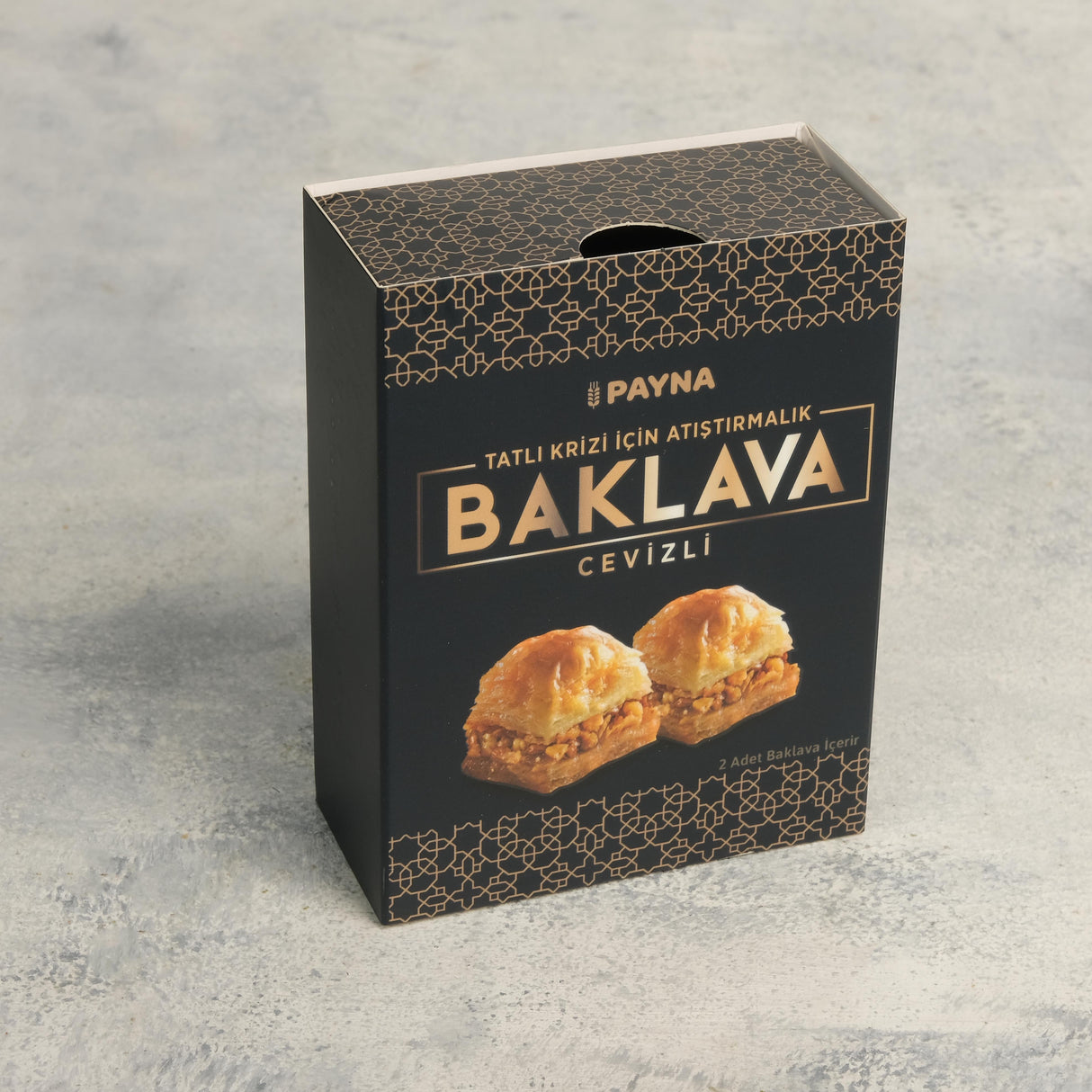 Payna | Walnut Baklava Box - 4 Single Serve Slices (Bundle of 2 Boxes) - TryAladdin