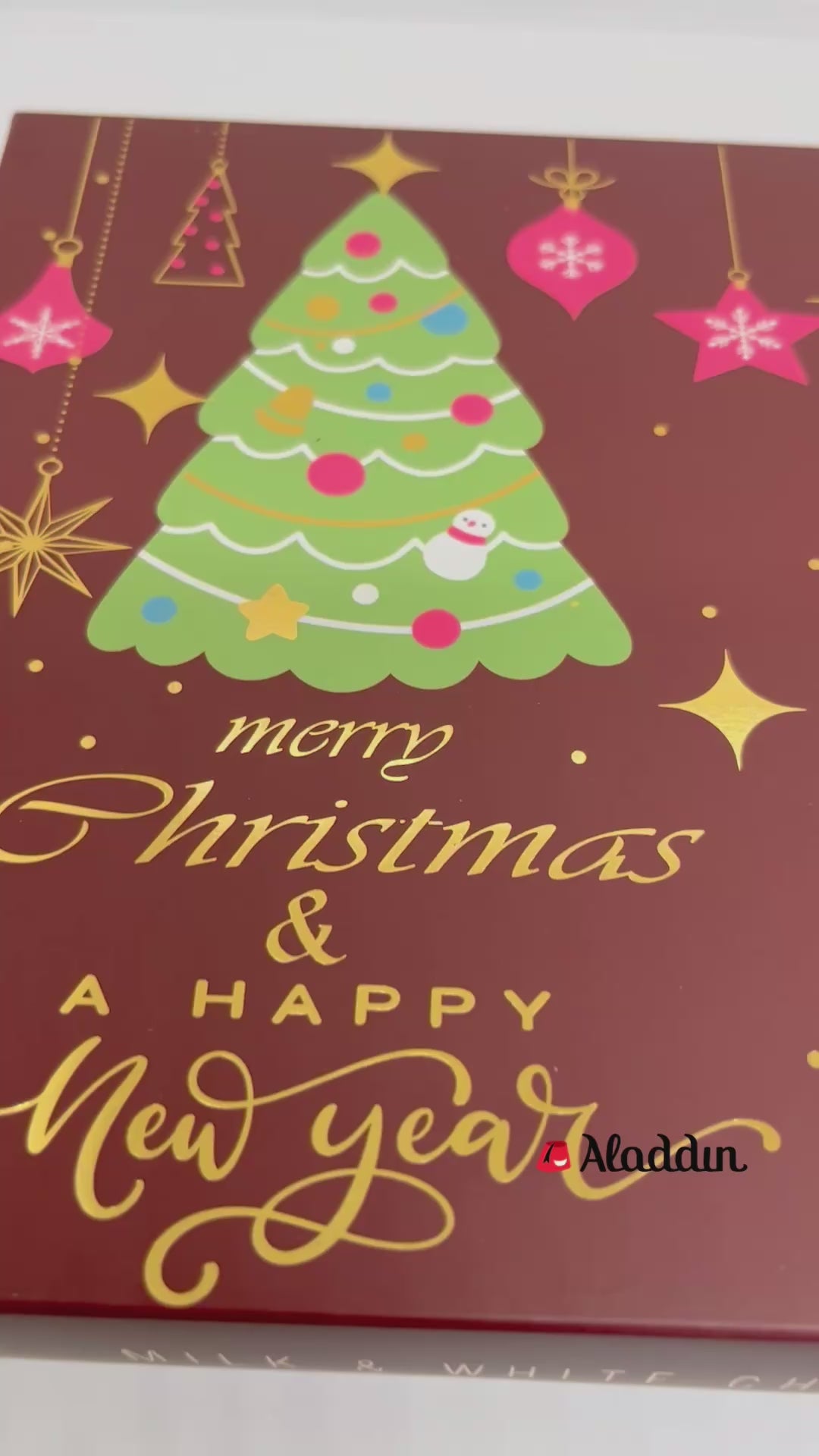 エマ チョコレートミルクとホワイトチョコレートトリュフ かぼちゃクリーム入り - メリークリスマスボックス - 250g