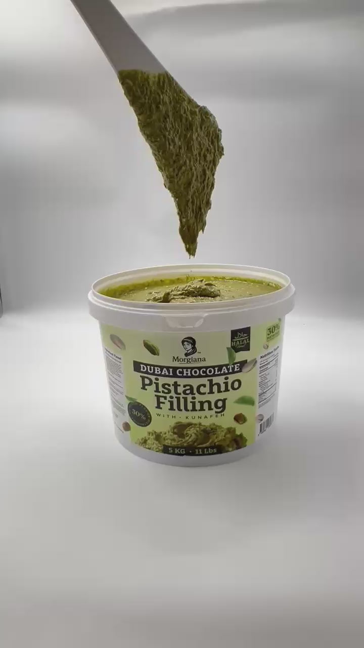モルジアナ プロフェッショナル ベイクスタブル ドバイ チョコレート ピスタチオ クナーフェ フィリング