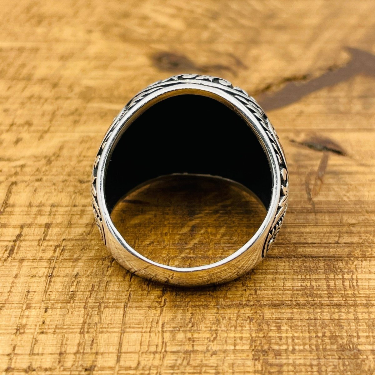 Seal Of Solomon Silver Men's Ring - TryAladdin