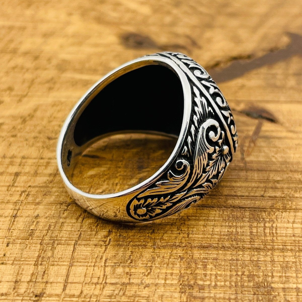 Seal Of Solomon Silver Men's Ring - TryAladdin