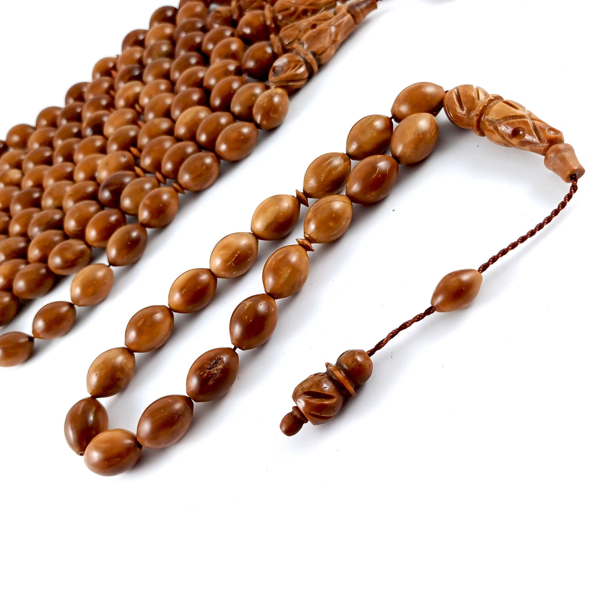 Selderesi | Efe Size (Small Size) Natural Kuka Wood Tasbih - TryAladdin