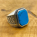 Sterling Silver Turquoise Ring - TryAladdin