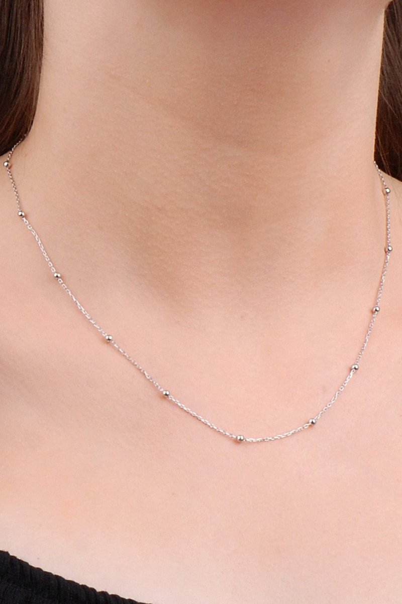 Taki | Bulk Forse Ladies Silver Chain Necklace - TryAladdin