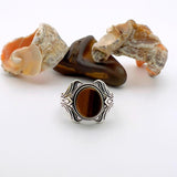 Turkish Tiger's Eye Men's Ring - TryAladdin