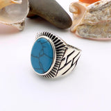 Turquoise Men's Ring - TryAladdin