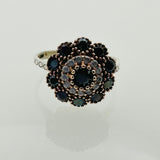 Women's Black Onyx 925 Sterling Silver Ring - TryAladdin