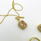 Women's Citrine Stone Silver Jewelry Set - TryAladdin