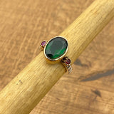 Women's Emerald Stone Ring - TryAladdin