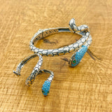 Women’s Turquoise Snake Bracelet - TryAladdin