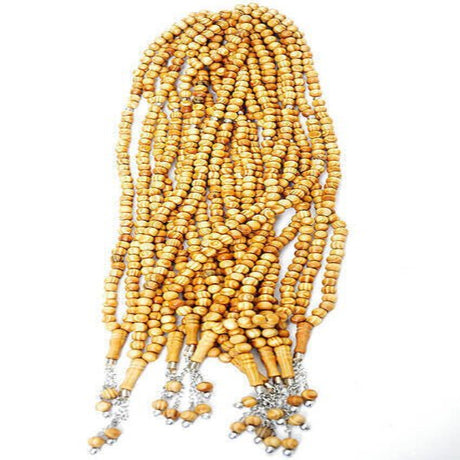 Wooden 99 Beads Tasbih (10 Pieces) - TryAladdin