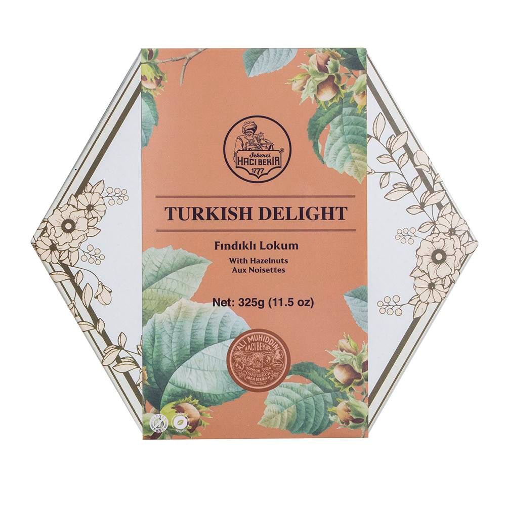 Haci Bekir Exclusive Turkish Delight with Hazelnut - Unique Consistency Lokums - TryAladdin