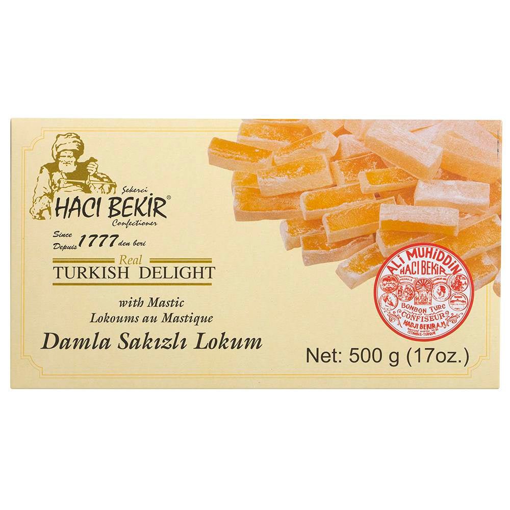 Haci Bekir Exclusive Turkish Delight with Mastic - Unique Consistency Lokums - TryAladdin